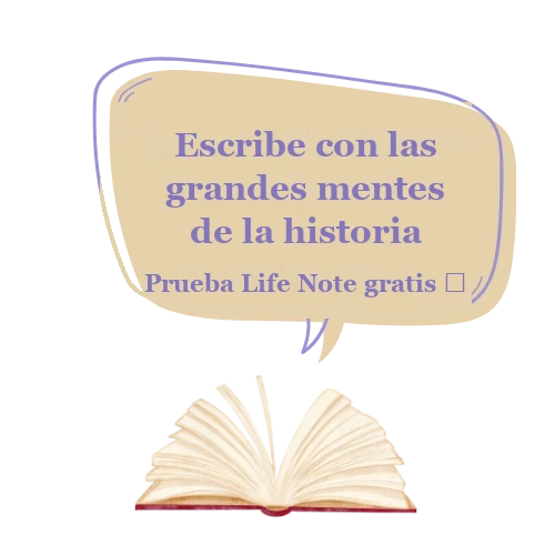Escribe con las grandes mentes de la historia