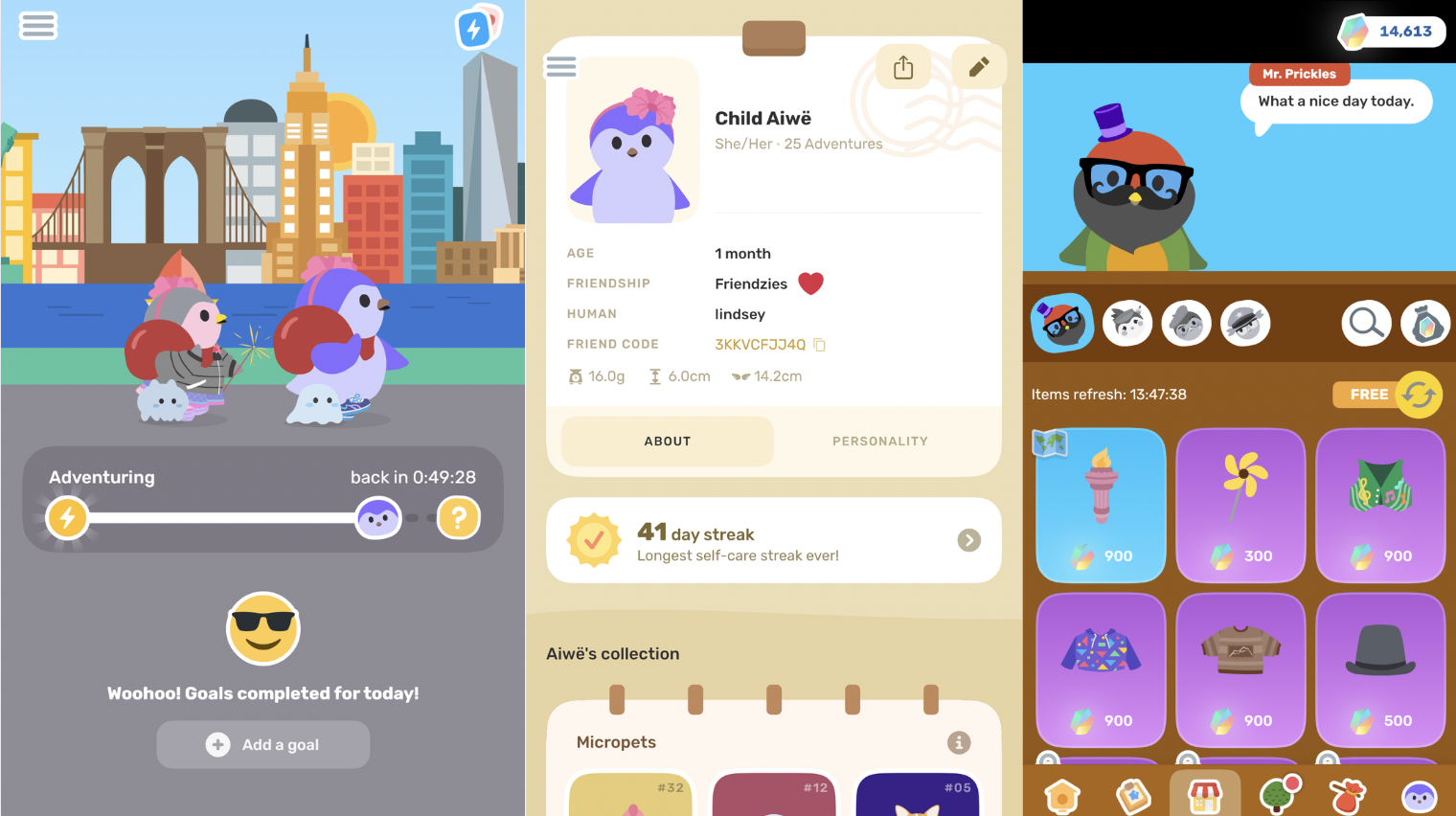 Finch: Self-Care Gamified