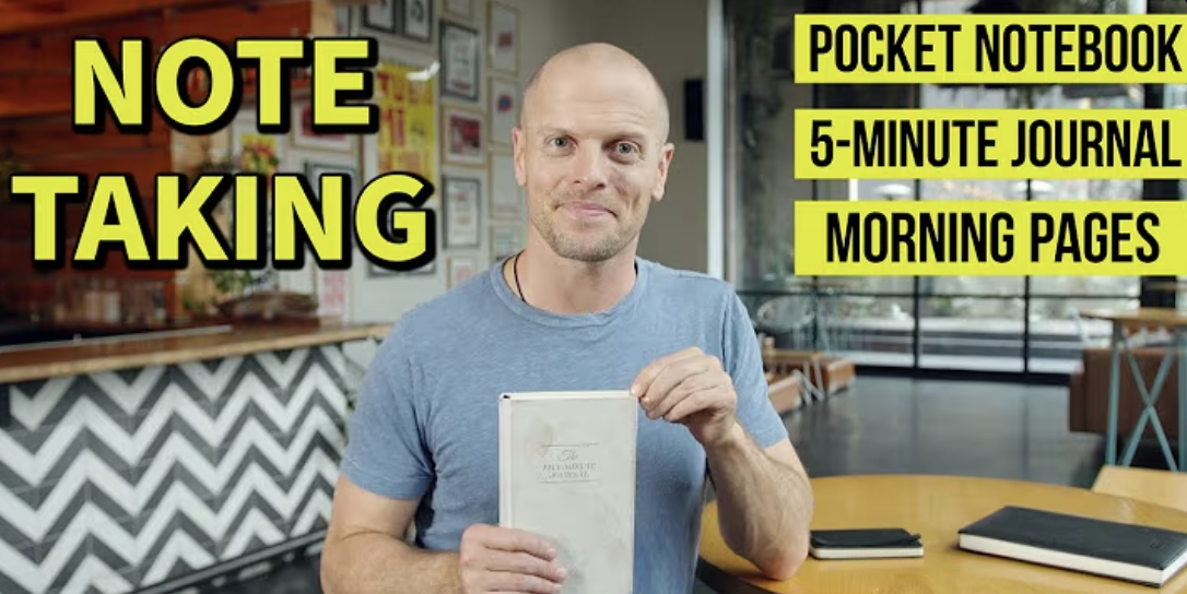 The Art of Reflective Journaling: How Tim Ferriss Turns Writing into a Mental Health Practice
