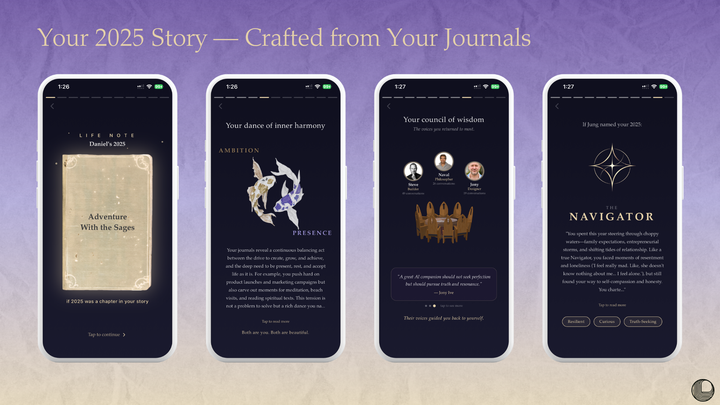 Life Note AI Journaling: Your 2025 Story, Wrapped.
